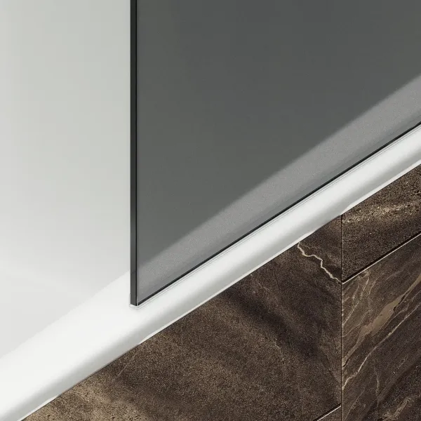 Шторка на ванну MaybahGlass MGV-87-5ш 70см хром матовый