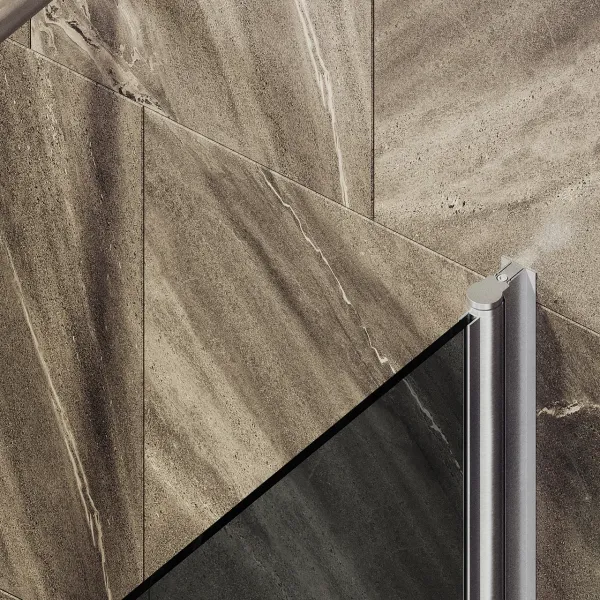 Шторка на ванну MaybahGlass MGV-613-5 60см хром матовый