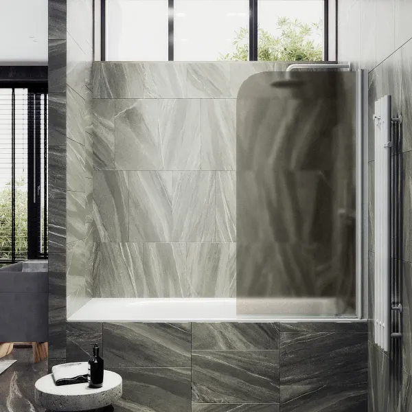 Шторка на ванну MaybahGlass MGV-617-1 70см белый