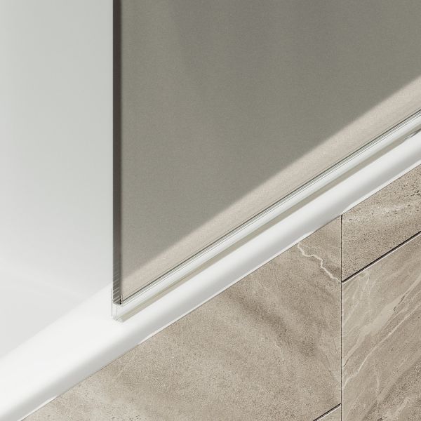 Шторка на ванну MaybahGlass MGV-779-2 60см бронза