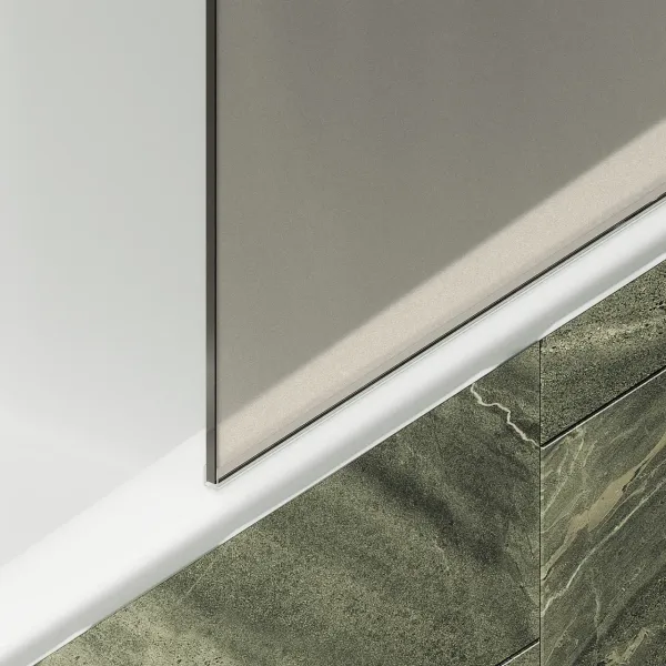 Шторка на ванну MaybahGlass MGV-77-6ш 90см чёрный