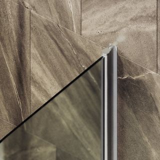 Шторка на ванну MaybahGlass MGV-769-5 40см хром матовый