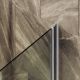 Шторка на ванну MaybahGlass MGV-793-5 80см хром матовый