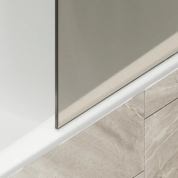 Шторка на ванну MaybahGlass MGV-74-2ш 60см бронза