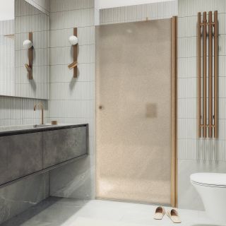 Душевая дверь MaybahGlass MGD-805-2 80см бронза