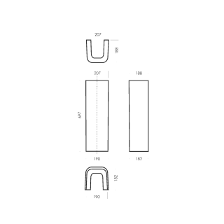 Пьедестал к умывальнику Sanita Luxe Next PD.FS/Next/N/WHT.G/S1 69.7 см
