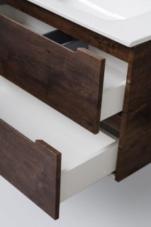 Тумба под раковину BelBagno подвесная 80x50см Rovere Moro ETNA39-800/390-2C-SO-RW-P