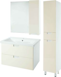 Зеркало-шкаф Bellezza Пегас 90см правый бежевый 00000008061