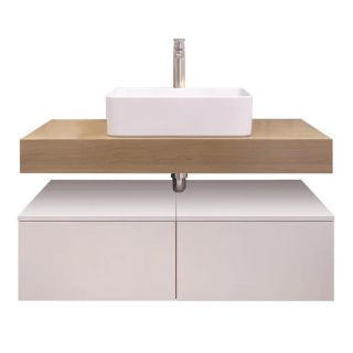 Тумба подвесная без столешницы Velvex Unit tp.UNI.50.1Y белый матовый, 50 см