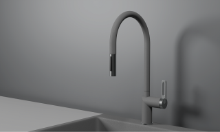 Смеситель для кухни Granula 8172, АЛЮМИНИУМ Алюминиум