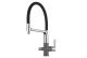 Смеситель для кухни Granula 0075, ГРАФИТ хром
