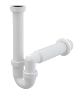 Сифон для мойки AlcaPlast трубчатый с накидной гайкой 6/4" A80-DN50