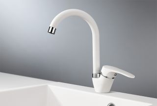 Смеситель для кухни Granula 1024, АРКТИК белый