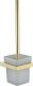Настенный ёршик для унитаза Grocenberg AC0026 (Матовое золото)