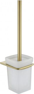 Настенный ёршик для унитаза Grocenberg AC0057 (Матовое золото)