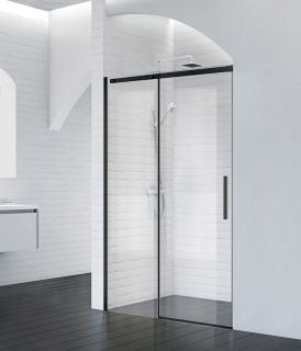 Душевая дверь BelBagno ACQUA-BF-1-130-C-NERO черный