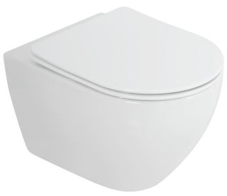 Комплект 4 в 1 BelBagno CZR-6601-TH-TOR/CZR2316SC/BB002-80/BB014-SR-BIANCO унитаз подвесной Cezares STYLUS-TOR CZR-6601-TH-TOR с сиденьем CZR-2316-SC система инсталляции для унитазов BB002-80 с кнопкой смыва BB014-SR-BIANCO