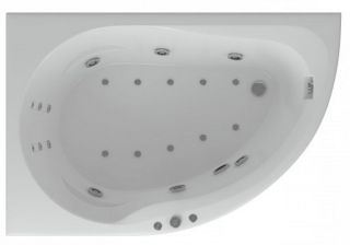 Акриловая ванна АКВАТЕК Вирго 150x100 см левая без гидромассажа