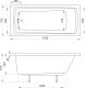 Акриловая ванна Ravak DOMINO PLUS C632R00000 170x70 см