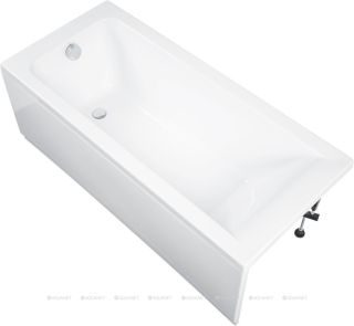 Акриловая ванна Aquanet Bright 347858 155x70 см с каркасом с боковой и фронтальной панелями