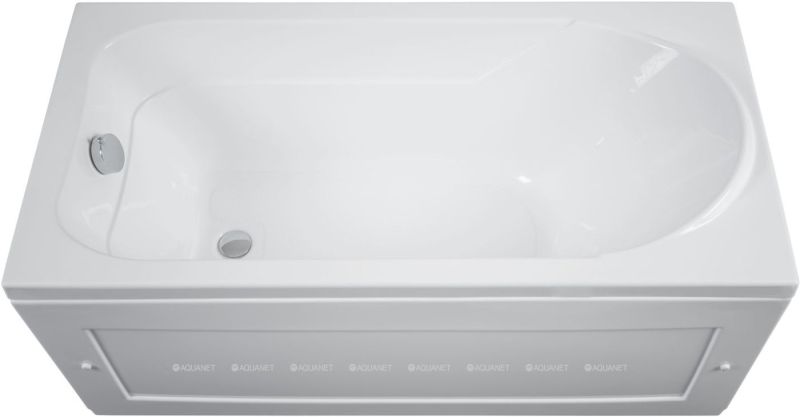 Акриловая ванна Aquanet West 347176 140x70 см с каркасом и фронтальной панелью
