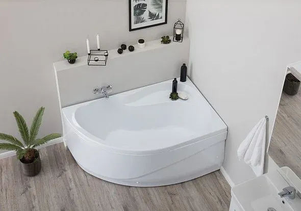 Акриловая ванна Aquanet Graciosa 310240 150x90 см правая с каркасом и фронтальной панелью