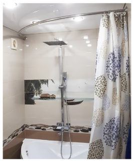 Карниз для ванны АКВАТЕК Дива 170x90 полукруглый