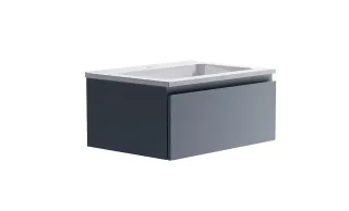 Тумба с раковиной Astra-Form Альфа 03060003ncss3005-r80b+04010006 70 см голубой матовый