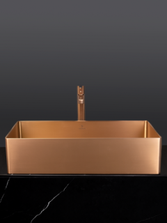 Раковина AltroBagno Solido 001023 RaSp из нержавеющей стали медь матовая
