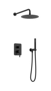 Душевая система AltroBagno Unione 040107 NeOp черный матовый