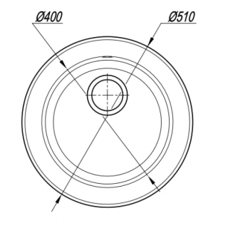 Кухонная мойка Florentina Антик серый шёлк
