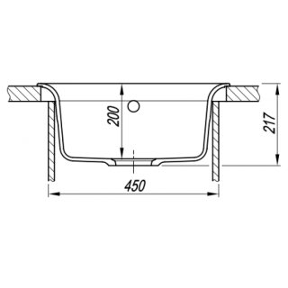 Кухонная мойка Florentina Антик антрацит