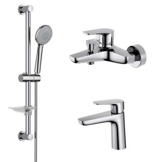 Комплект для ванны Aquatek Бетта AQ1130CR 3 в 1 AQ1110CR+AQ1140CR+AQ2013CR хром