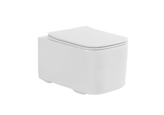 Унитаз подвесной Aquatek Квадро AQ1515T-00 безободковый смыв торнадо