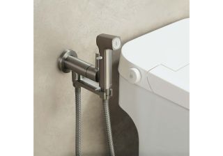 Гигиенический душ со смесителем Aquatek Ника AQ1819BGM оружейная сталь