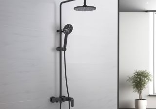 Душевая система Aquatek Бетта AQ2140MB черный