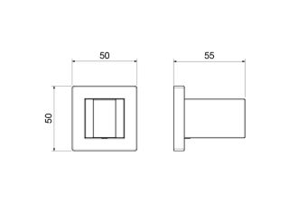 Шланговое подсоединение Aquatek AQ2401CR хром