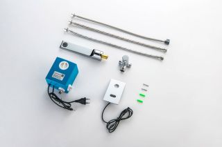 Встраиваемый смеситель для раковины Aquatek Лира AQ5413CR электронный с предустановленной температурой хром