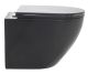 Подвесной унитаз AQUAme AQM2002MB безободковый чёрный матовый