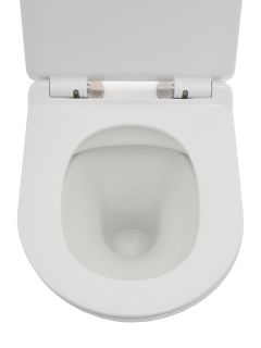 Подвесной унитаз AQUAme AQM2005 с крышкой-сиденьем белый глянцевый