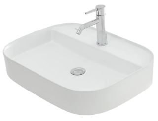 Раковина AQUAme AQM5003 61см белый глянцевый