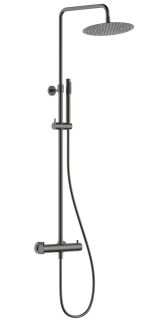 Душевая стойка AQUAme AQM8006GM с термостатом металл