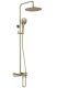 Душевая стойка AQUAme AQM8008GG с термостатом золото
