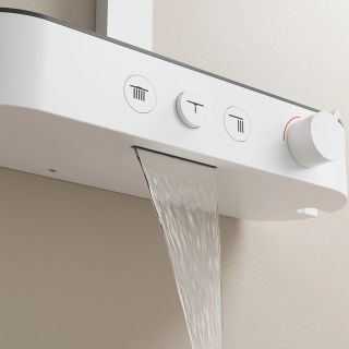 Душевая стойка AQUAme AQM8009W белый