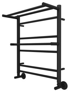 Водяной полотенцесушитель Aquatek Альфа AQ RRP0760BL П7 50x60см чёрный муар