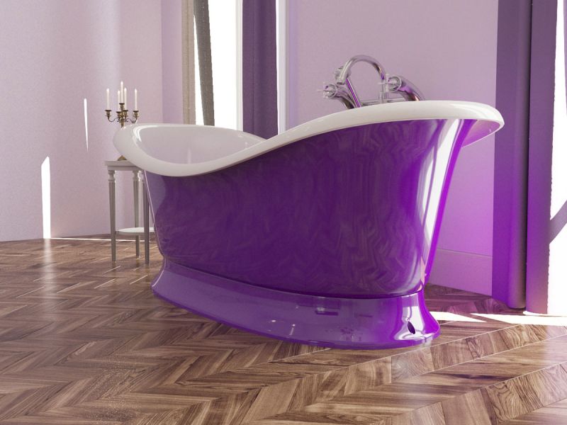 Ванна из искусственного камня AquaStone Лиона 190x86см белый