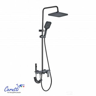 Душевая стойка Ceruttispa ARRIGO  графит
