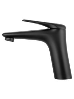 Смеситель для раковины Wonzon & Woghand Elbe WW-A41222-MB чёрный матовый