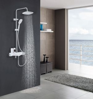 Душевая система AZARIO NEVO AZ-821 с поворотным изливом