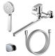 Смеситель AZARIO CASTELO AZ-VJC138274C  для ванны с ручным душем